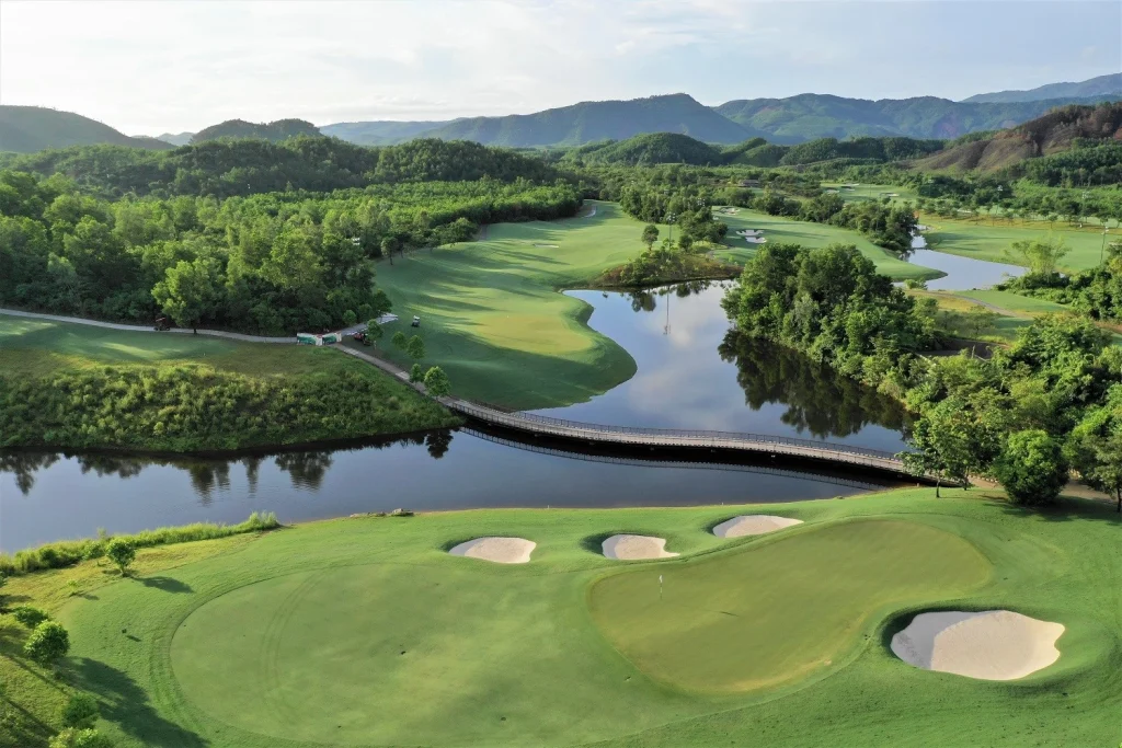 Ba Na Hills Golf Course mountain layout Da Nang Vietnam golf package