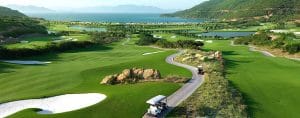 “BRG Danang Golf Resort – coastal golf course view, best time of year to play golf in Da Nang”