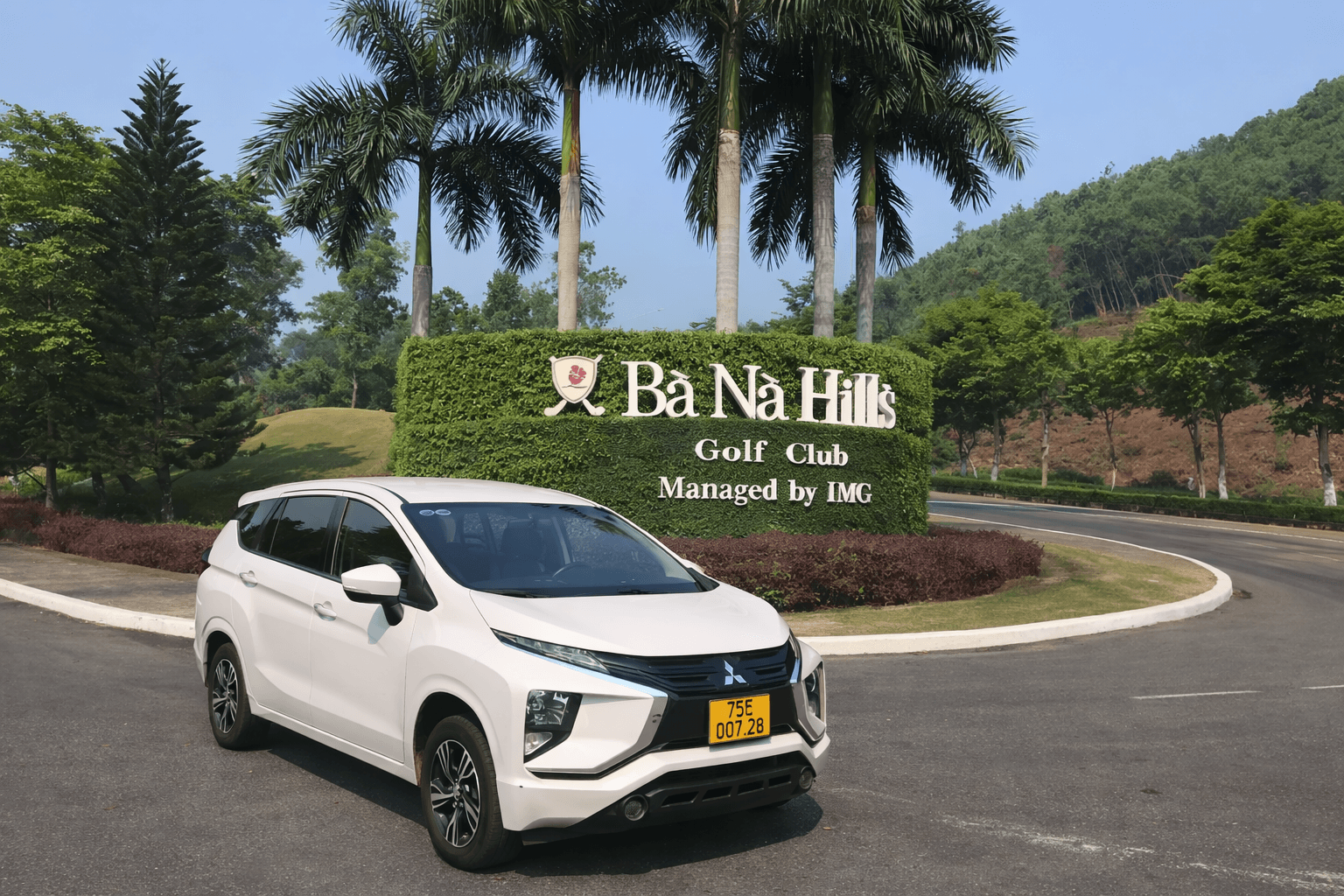 峴港機場前往巴拿山高爾夫球場的私人接送服務