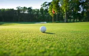 峴港高爾夫果嶺費2026－越南峴港高爾夫球場果嶺上的高爾夫球