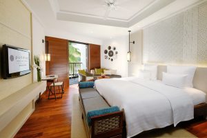 Deluxe room at Pullman Danang Beach Resort with modern interior design