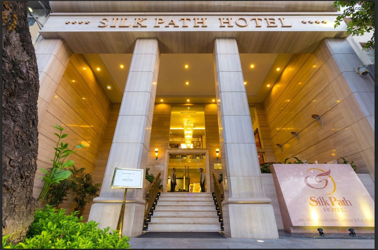 Silk Path Hotel Hanoi entrance
