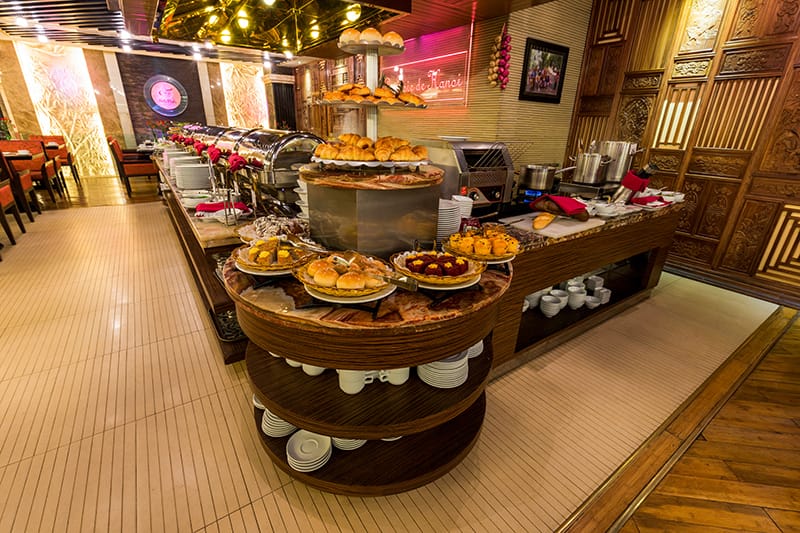 Breakfast buffet at Silk Path Hotel Hanoi