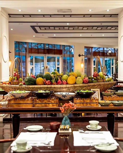 Breakfast at Sofitel Legend Metropole Hanoi