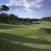 Rolling fairway and green at Dalat Palace Golf Club