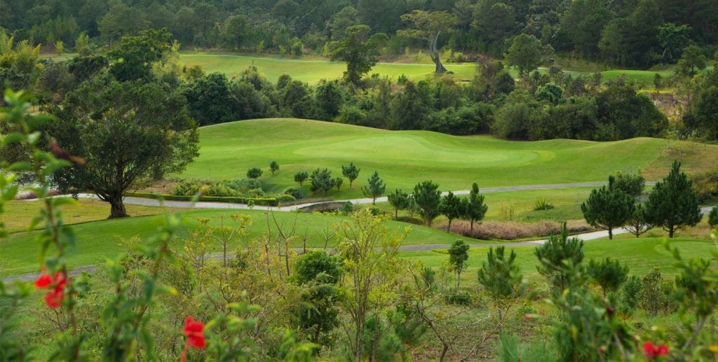 Green in a wooded valley at The Dalat at 1200 Country Club