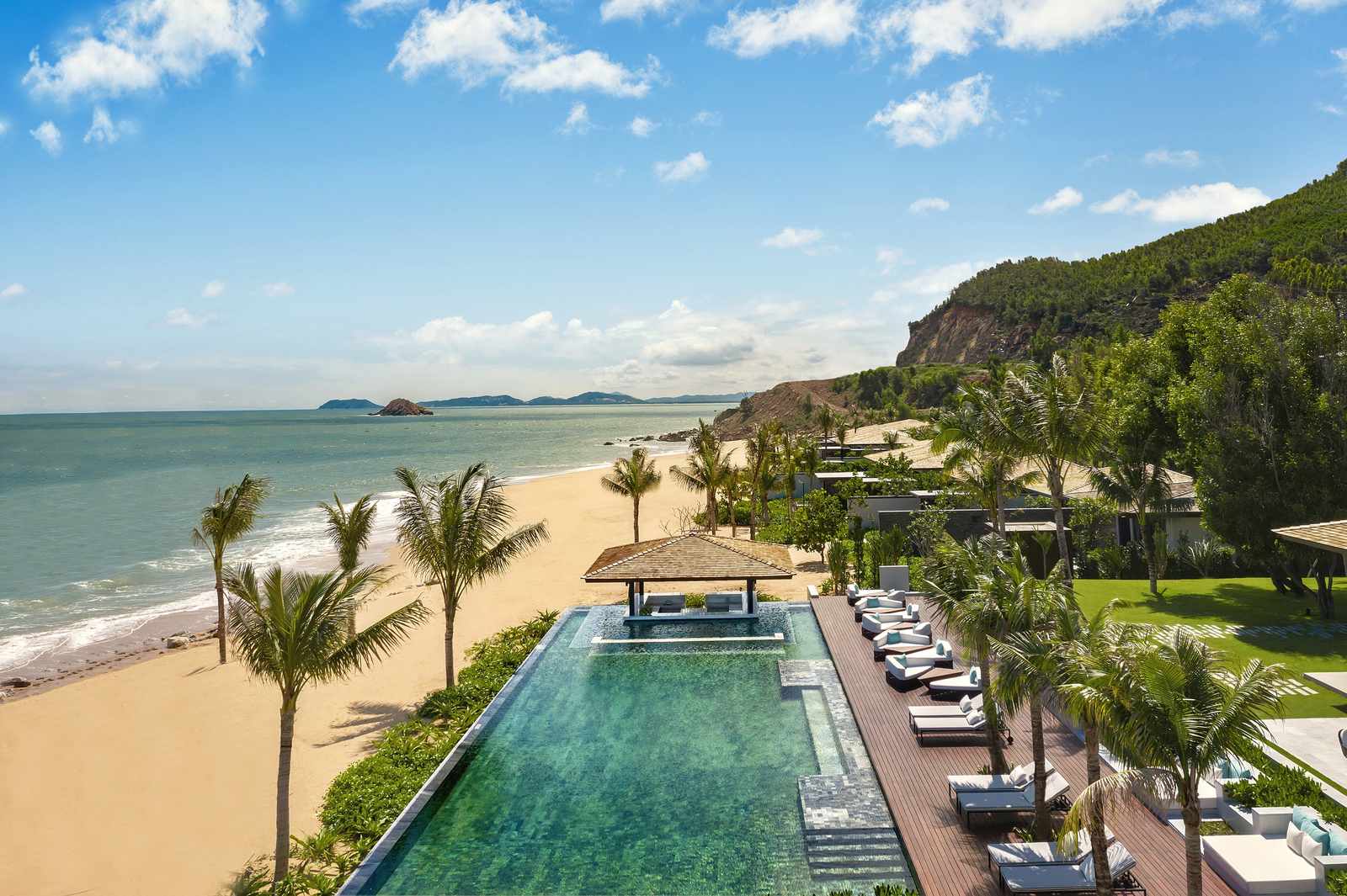 Main pool above Bai Dai beach at Anantara Quy Nhon Villas