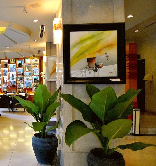 Lobby cafe at Asia Paradise Hotel Nha Trang