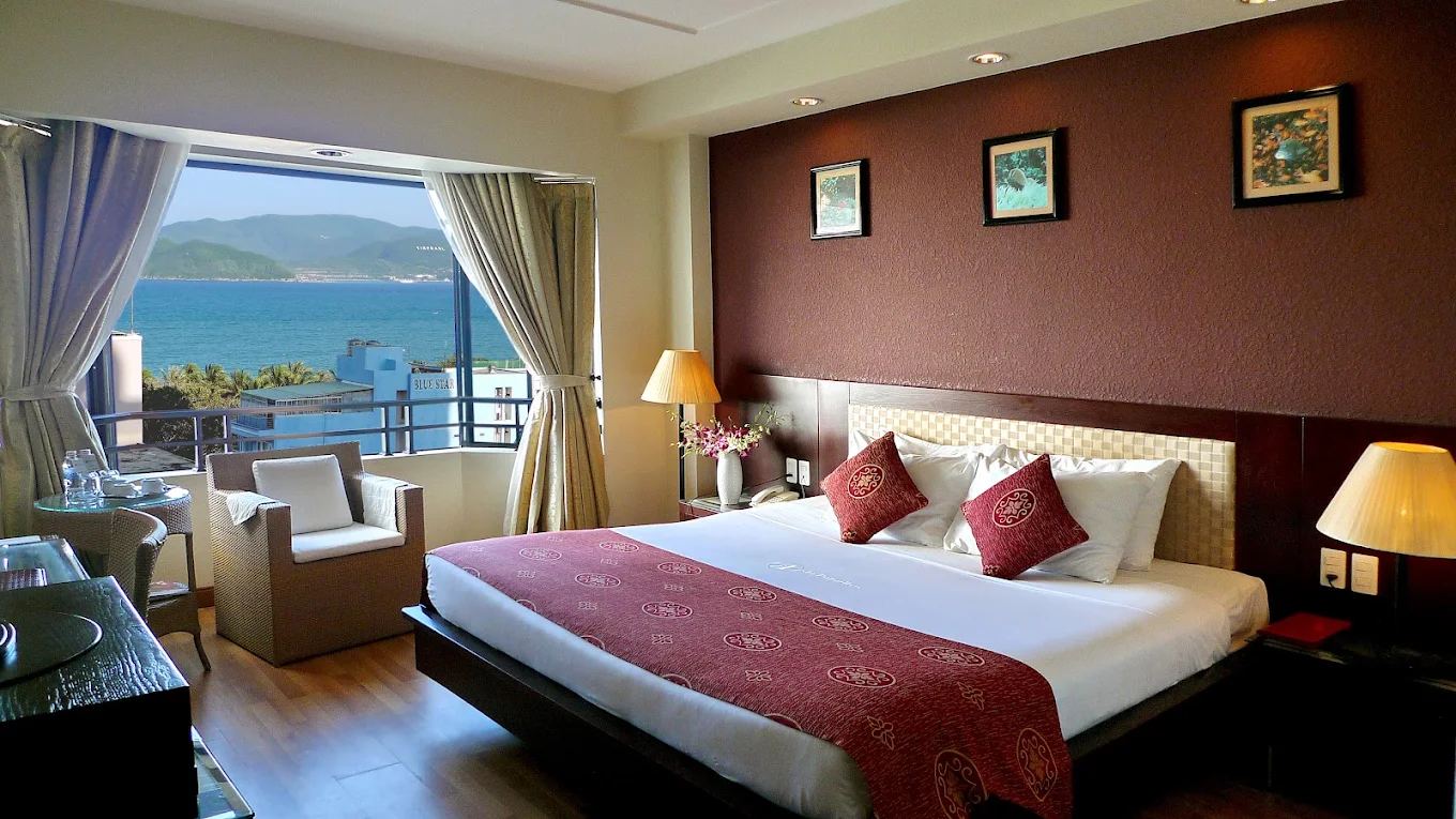 Sea view room at Asia Paradise Hotel Nha Trang
