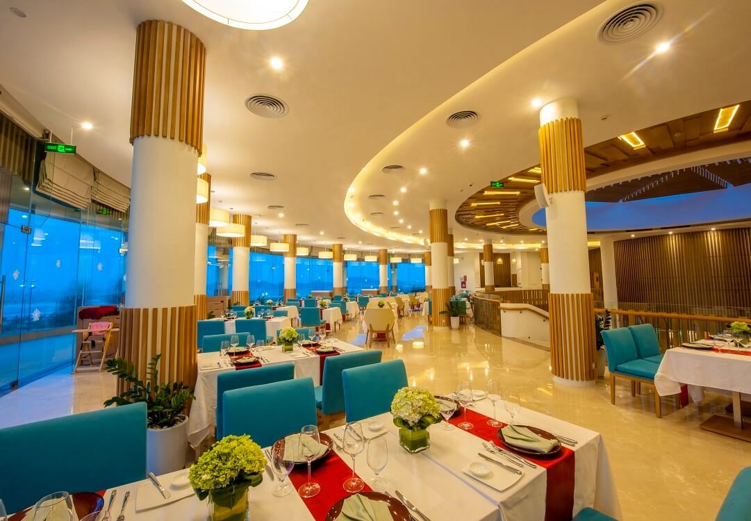 Restaurant dining room at FLC Luxury Hotel Quy Nhon