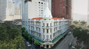 Hotel Grand Saigon 1930 facade on Dong Khoi Street, District 1