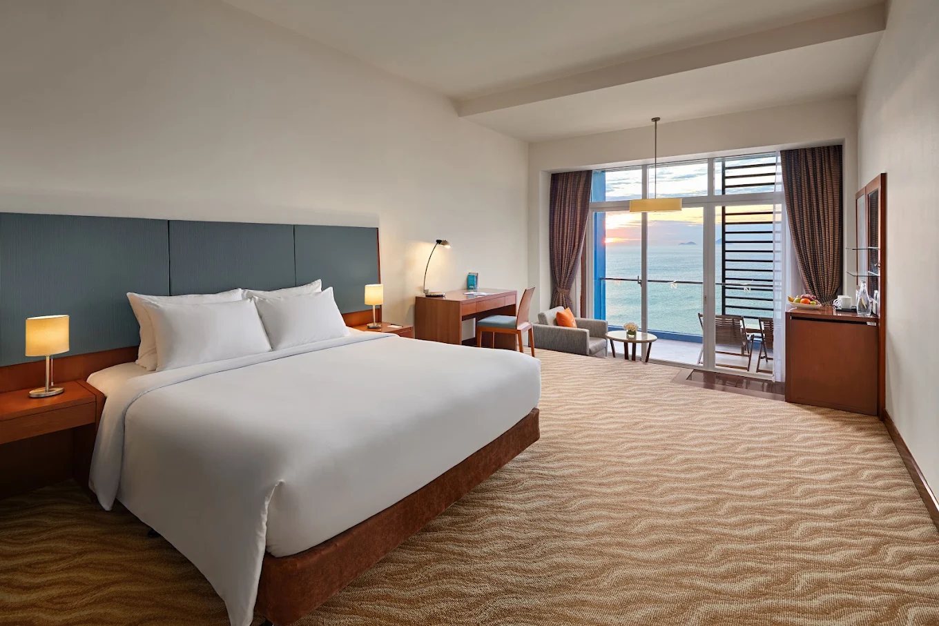 Ocean view room at Novotel Nha Trang